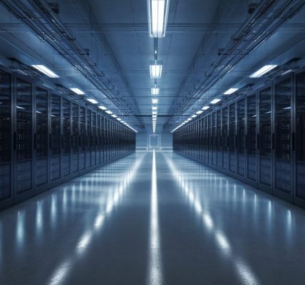 Centre de données moderne en France, symbolisant la souveraineté numérique